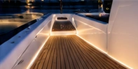 Illuminated boat deck